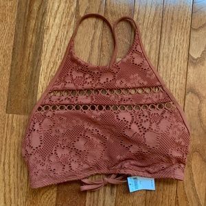 American Eagle Bikini Top, High Neck, M